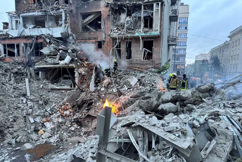 Russian strike on Ukraine