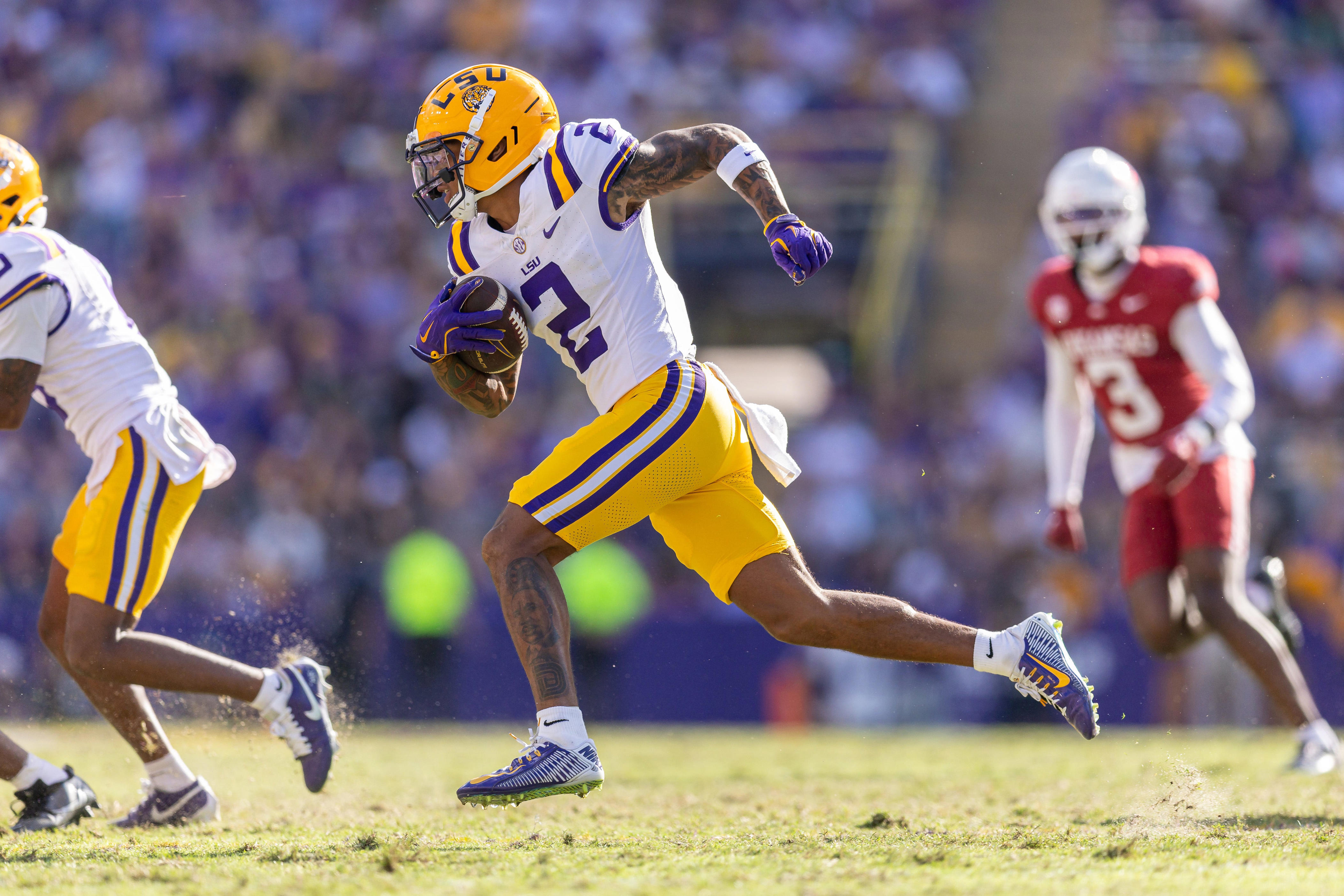 Veteran LSU football wide receiver enters transfer portal