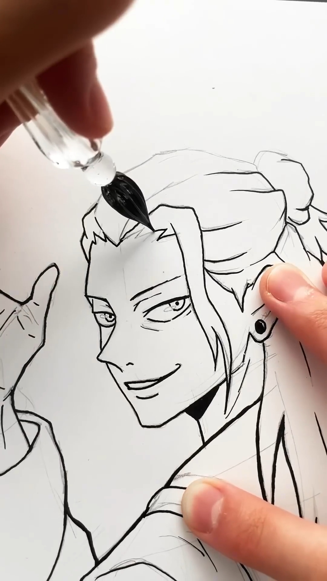 How does a glass dip pen work?
