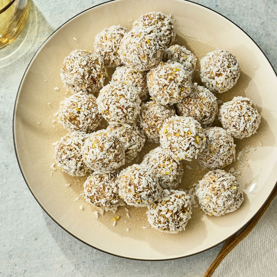 Recipe image of No-Added-Sugar Lemon Drop Energy Balls