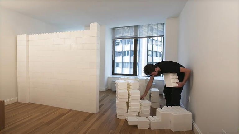 Giant Lego Blocks For Walls