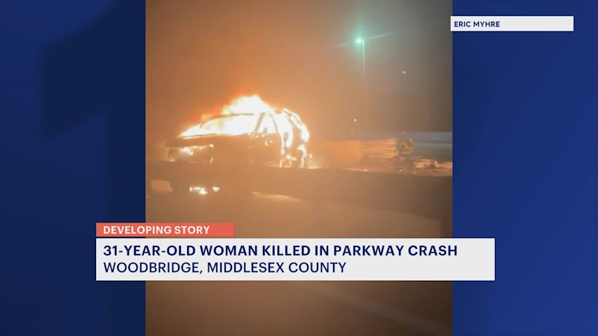 Barnegat woman killed in fiery Garden State Parkway crash