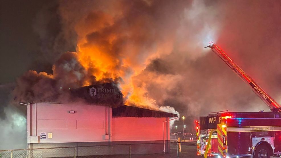 Storage facility ignites into large fire near Tacoma