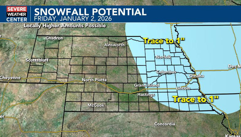 Weather alert day: Snow and ice possible today