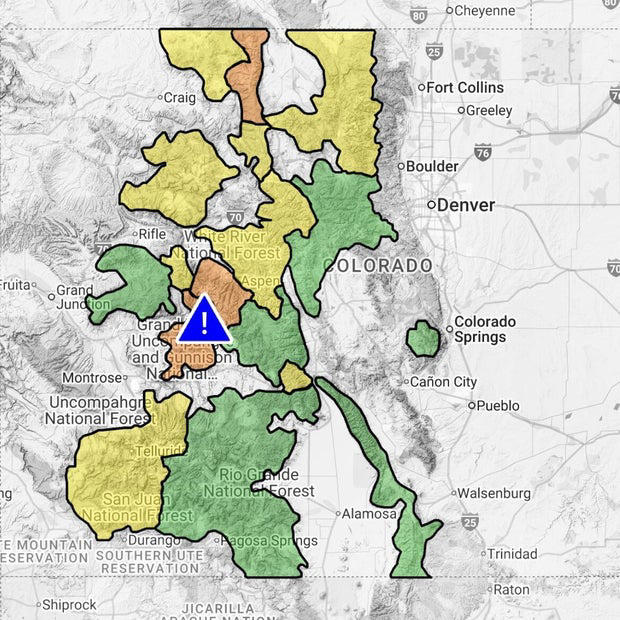 New snow brings dangerous avalanche conditions to Colorado's mountains ...