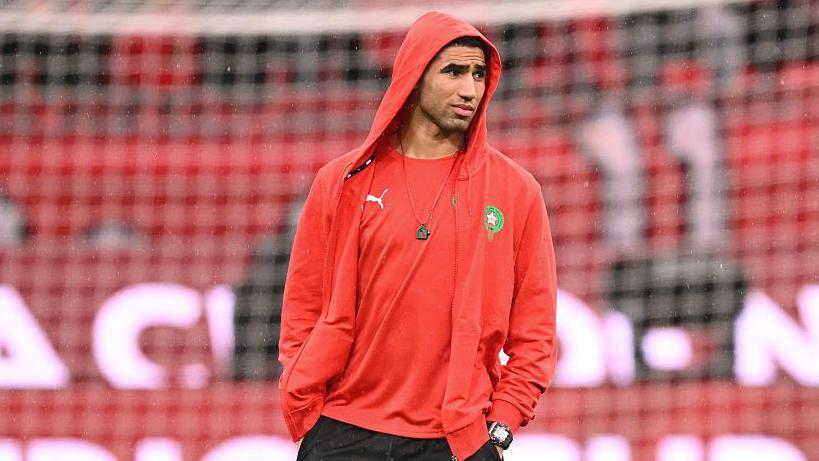 Achraf Hakimi won the Champions League with Paris St-Germain and came sixth in the Ballon d'Or last year