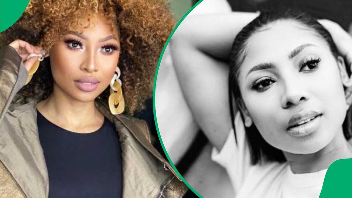 Actress Enhle Mbali is spotted with IPHC leader Tshepiso Modise