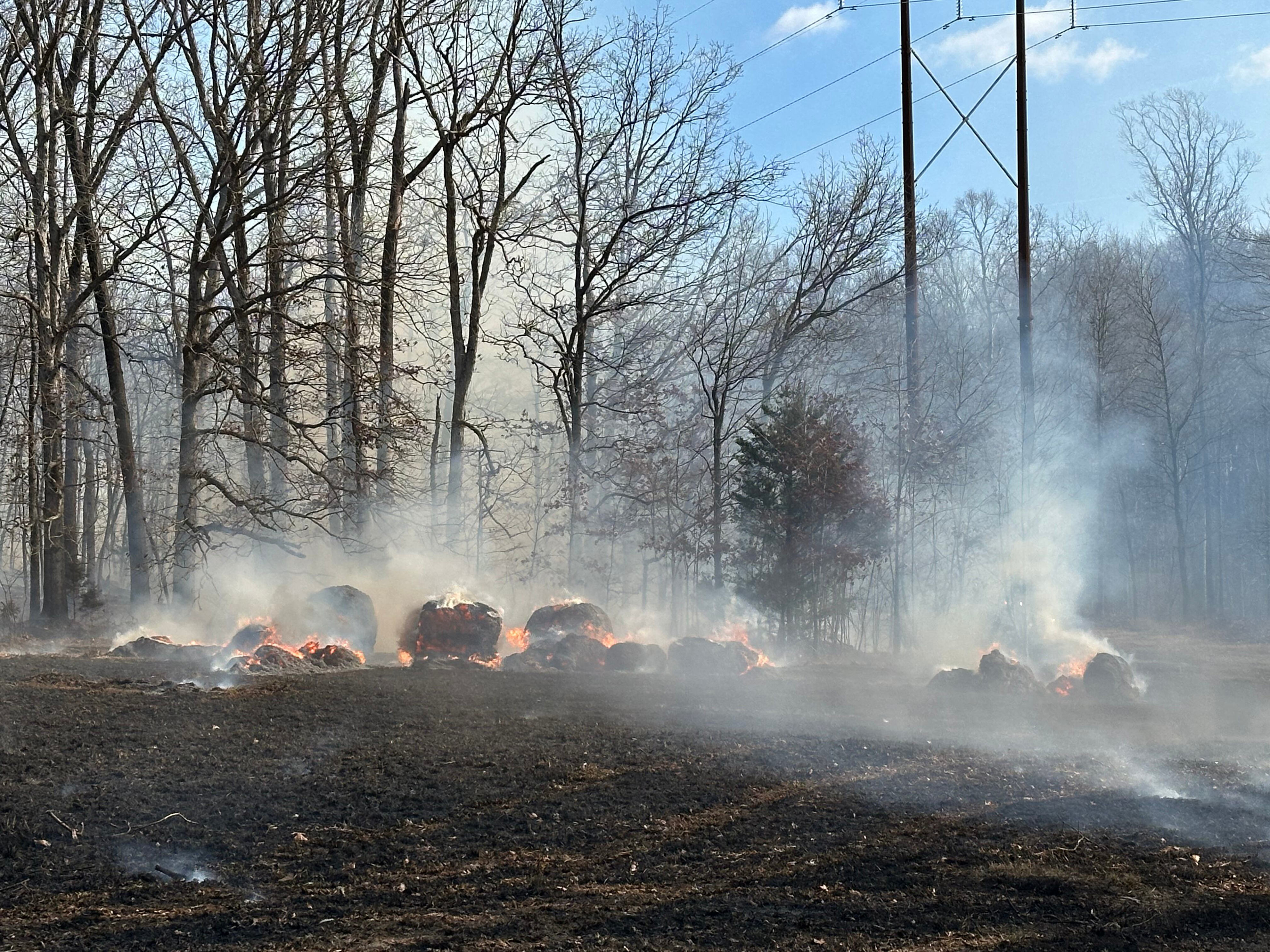 Brush fire spread by strong winds now under control, crews say