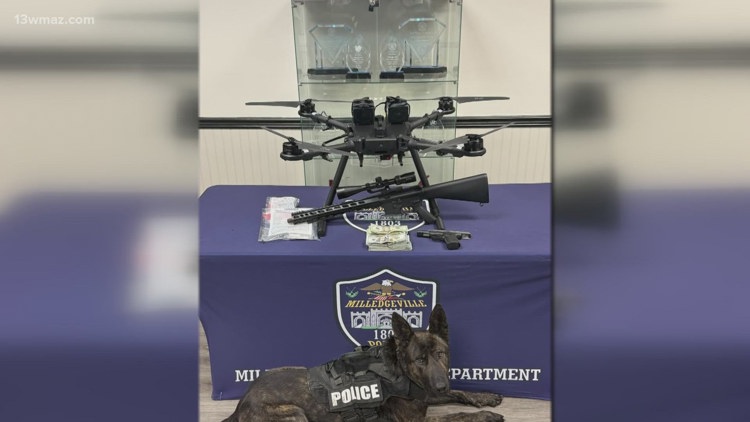 Large drone intended to drop contraband at Baldwin State Prison ...