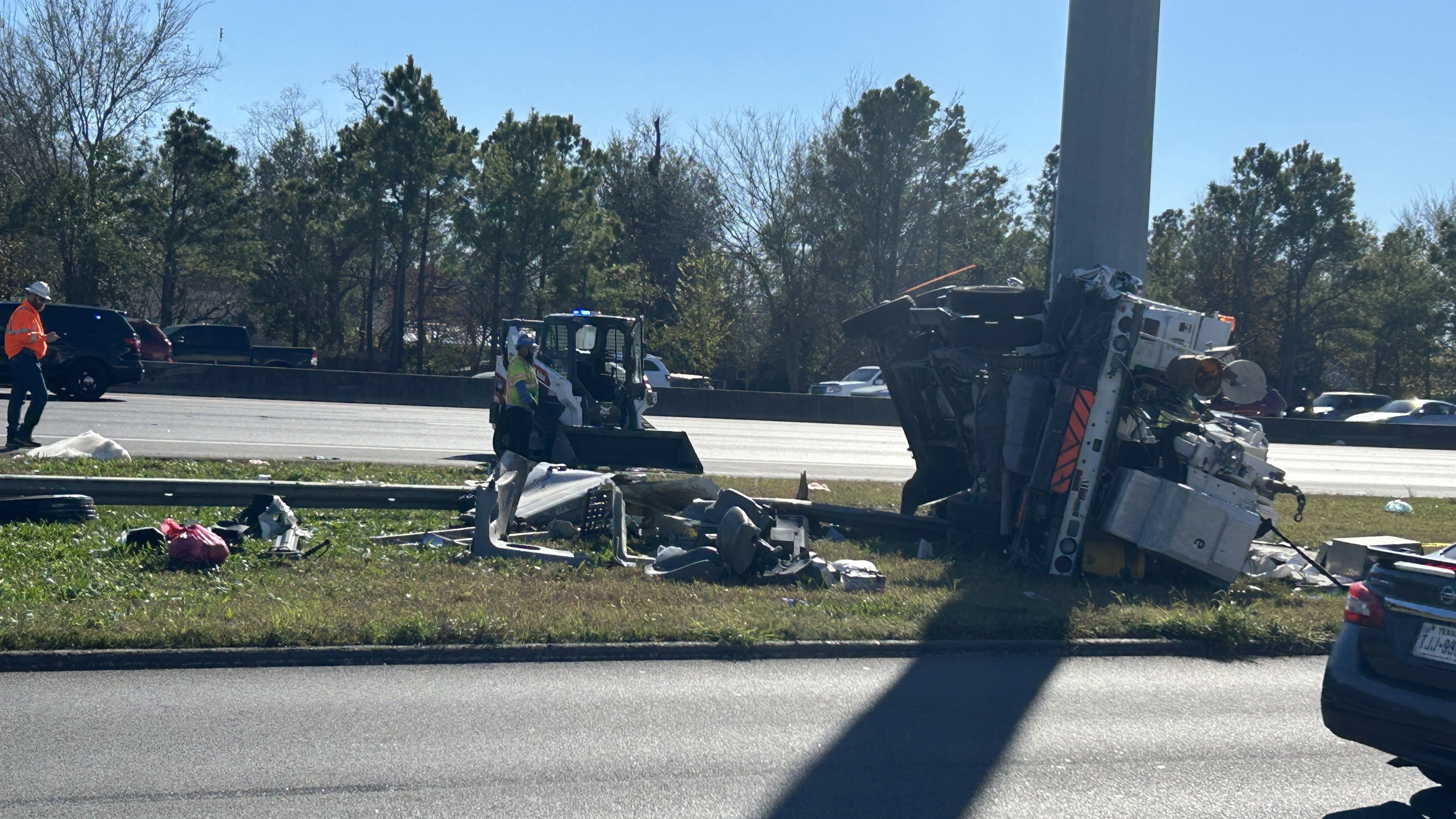 Man dies in crash involving big rig and CenterPoint Energy vehicle on ...