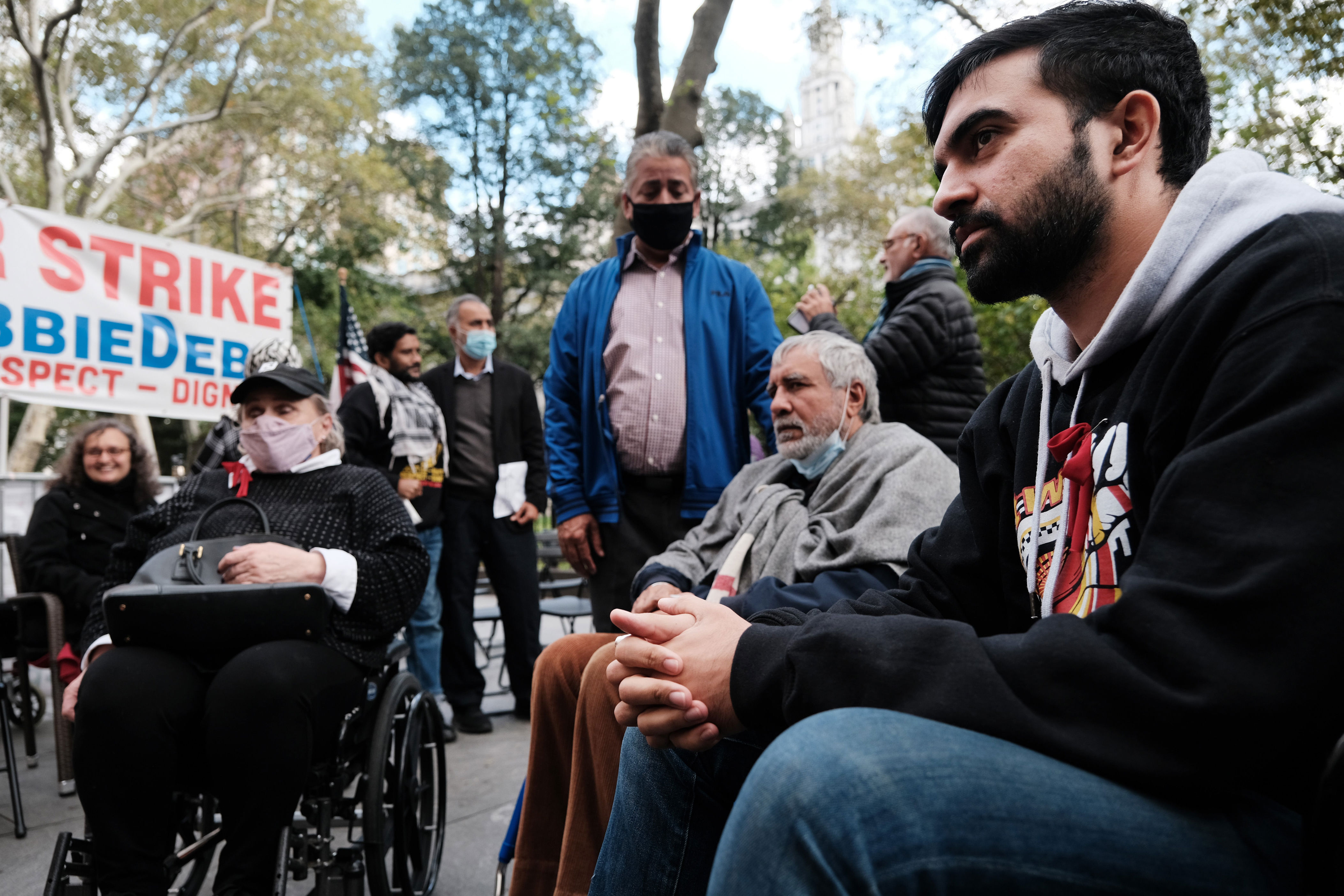 Mamdani went on hunger strike with cabbie who took him to inauguration