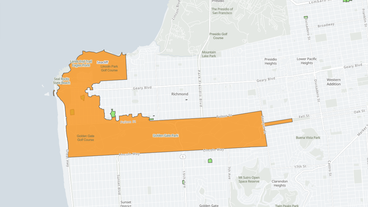 Power goes out once again in San Francisco's Richmond District as utility inspects equipment