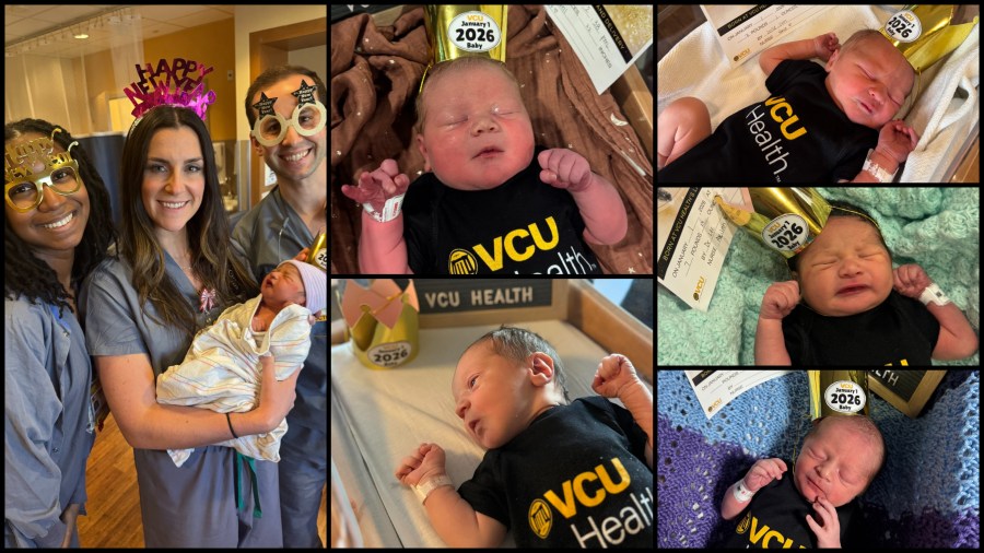 Photos: VCU Health celebrates first babies of 2026