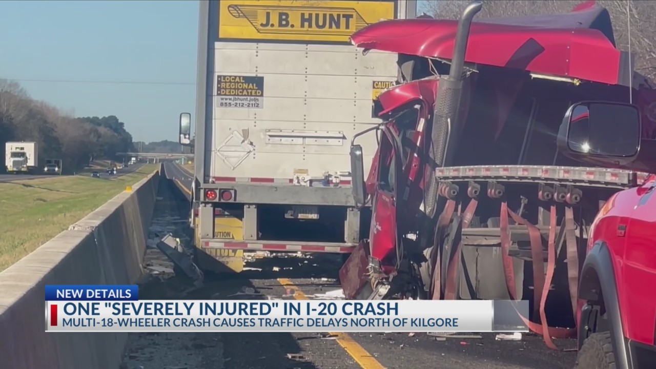 One severely injured in multi-18-wheeler crash, DPS confirms