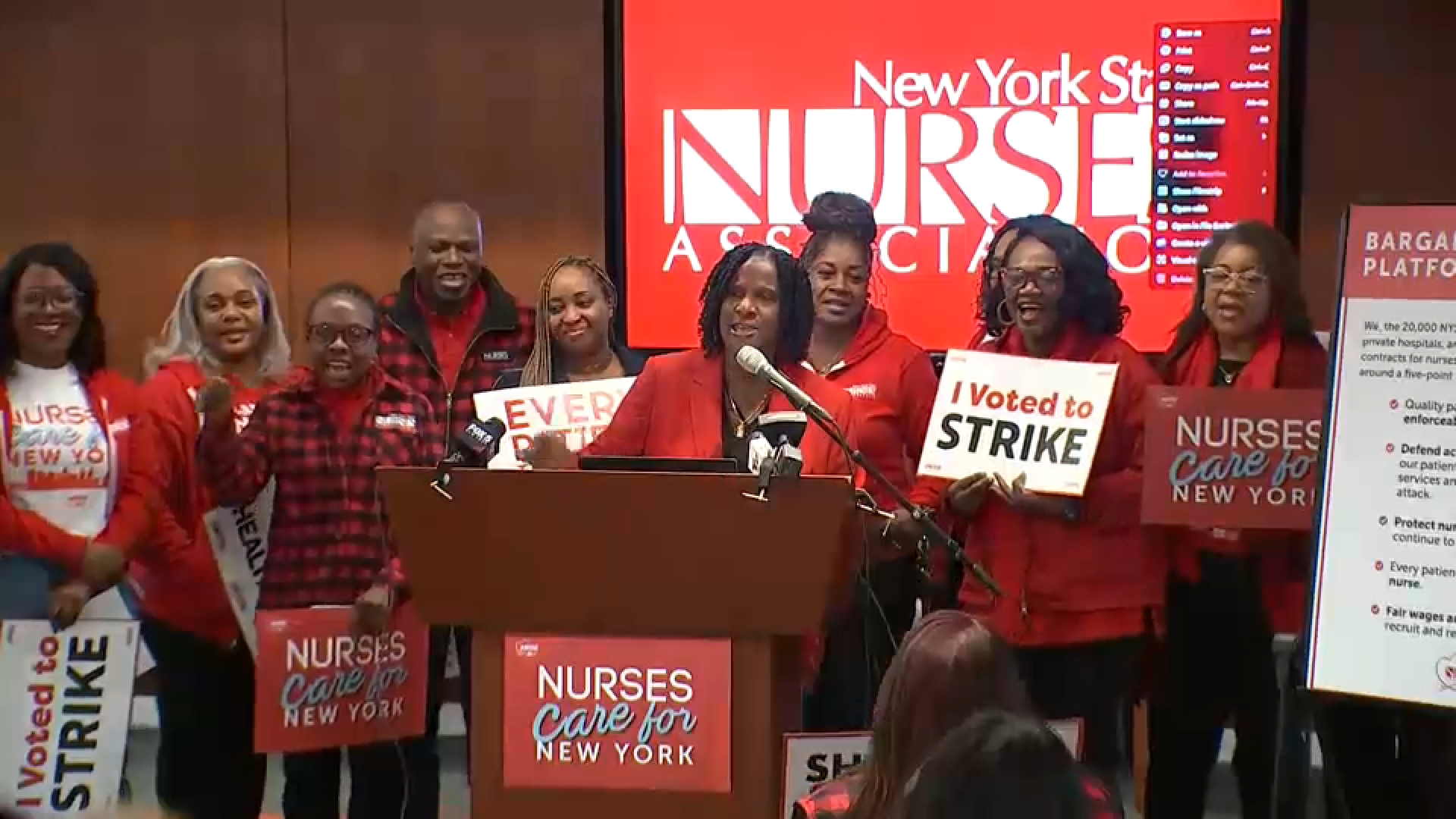 Bargaining continues for New York City nurses ahead of looming strike date