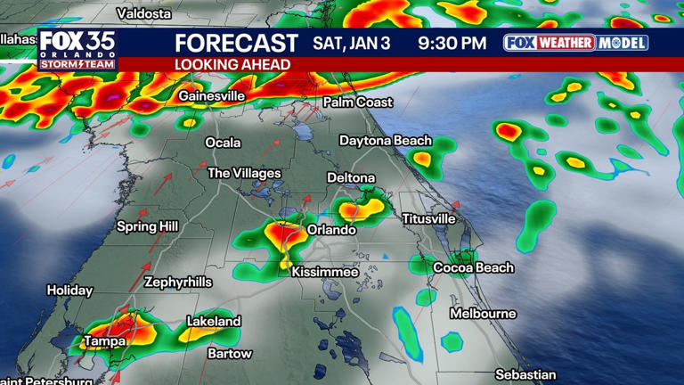 Orlando weather: Front expected to bring storms, gusty winds to parts ...