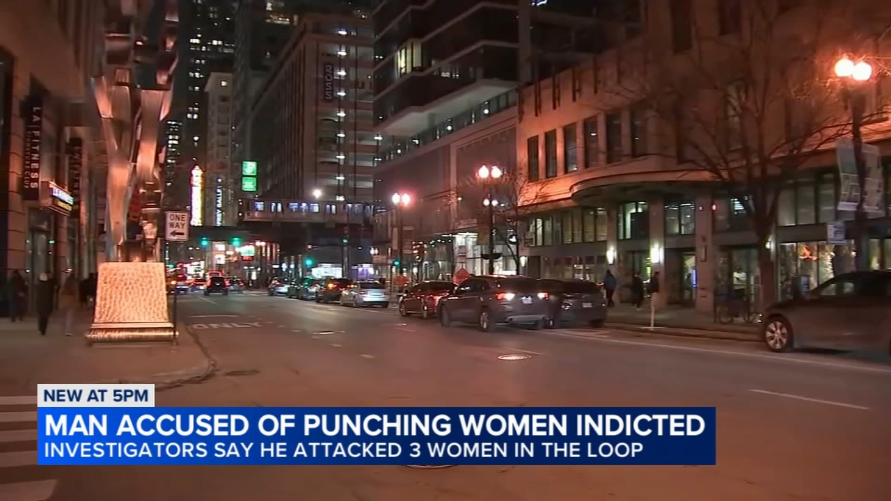 Chicago man accused of punching women in the Loop indicted