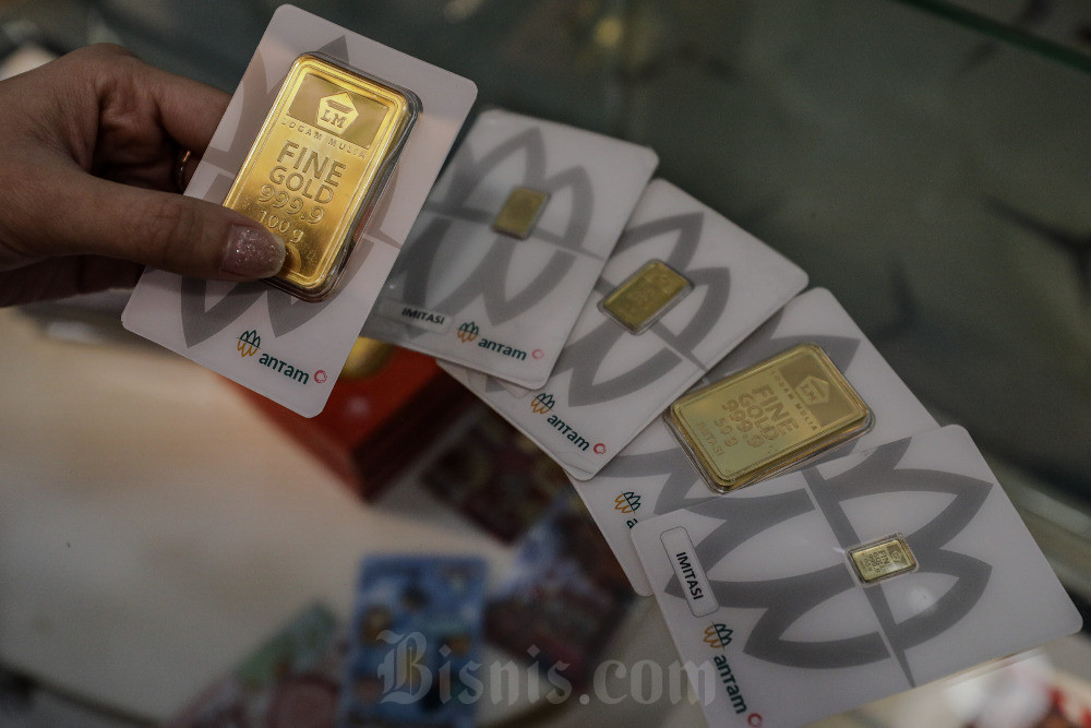 Harga emas Antam turun menjadi Rp2,48 juta per gram hari ini