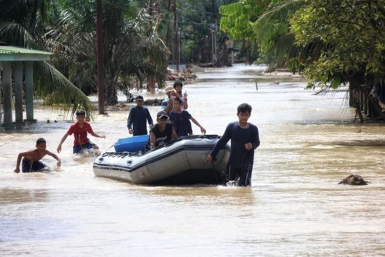 Tapanuli Selatan Kembali Terendam Banjir Akibat Hujan Deras