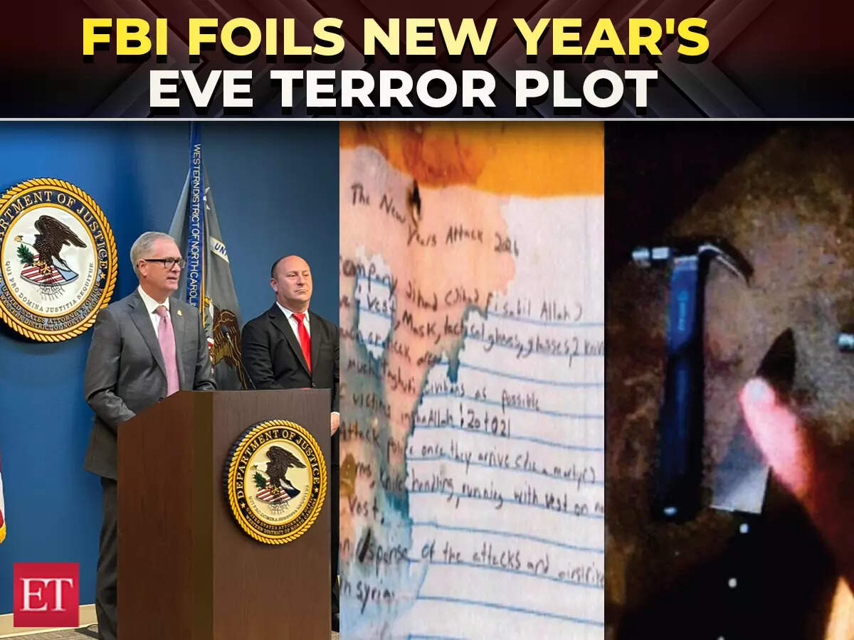 FBI thwarts potential terrorist attack on New Year's Eve in North ...