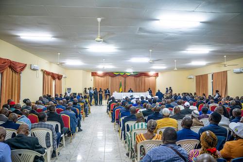 Le Président de la République échange avec les forces vives de la province de l’Ogooué-Lolo
