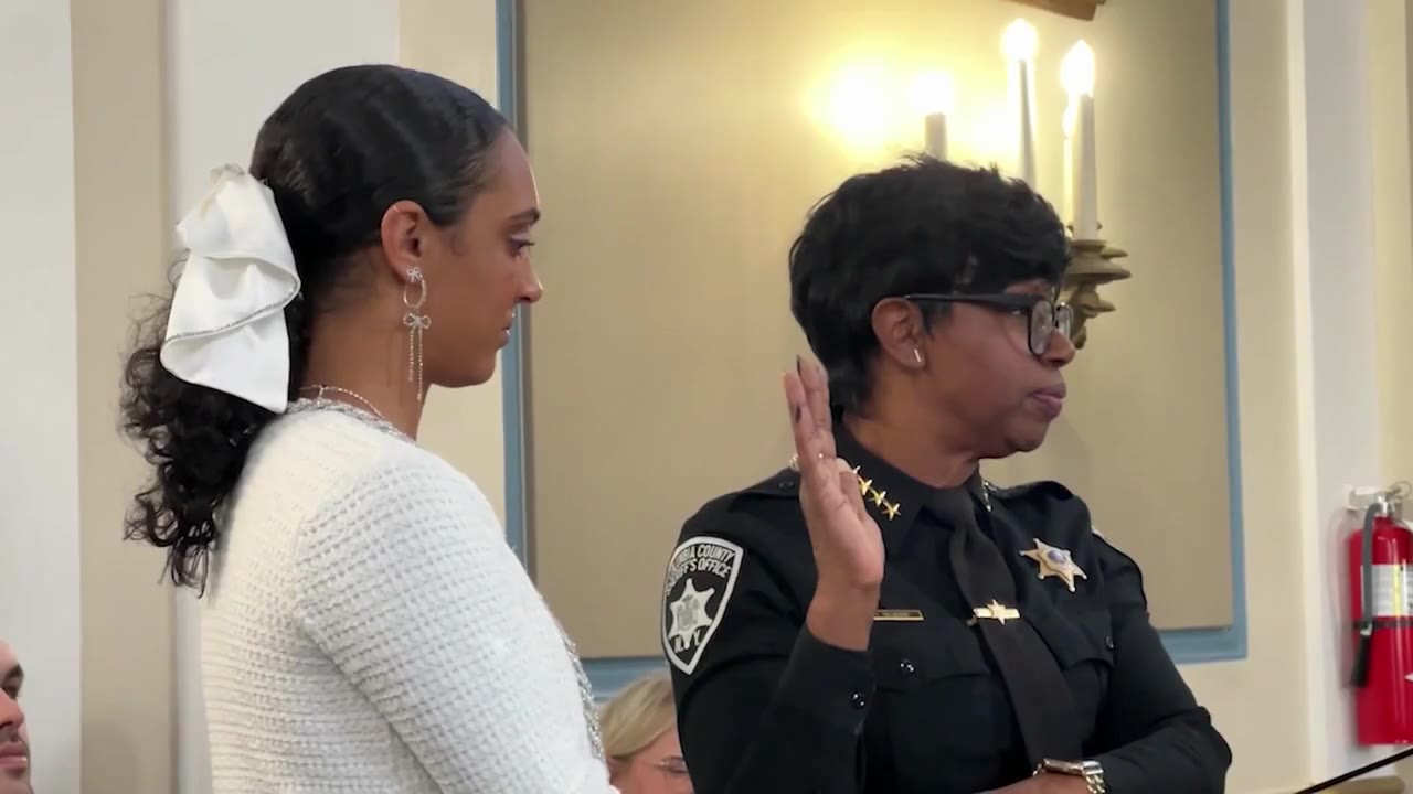 First woman of color sworn in as Columbia County sheriff