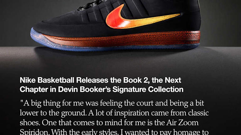 The Nike Book 2 sits on shelves on launch day