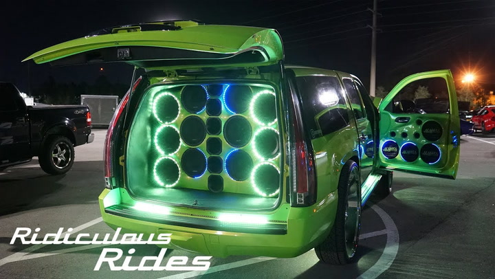 LED Chevy is light show on wheels
