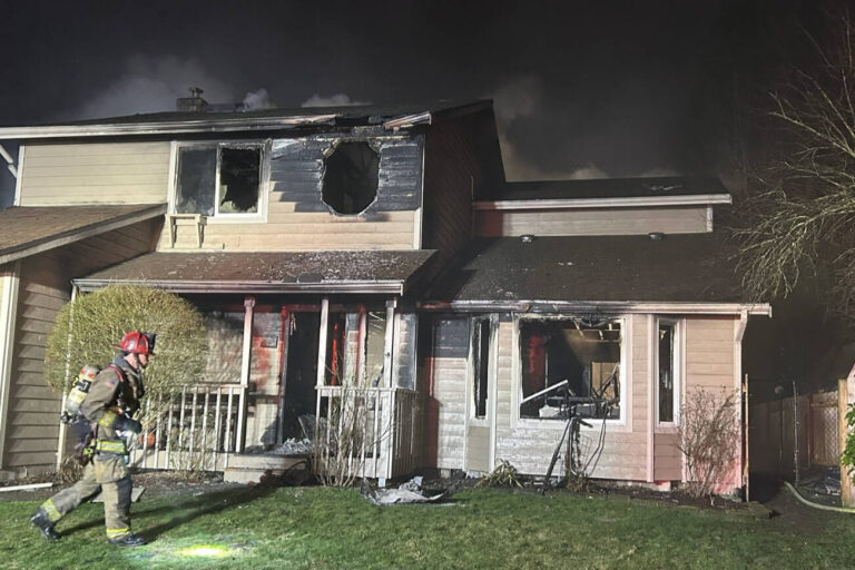 Marysville house fire on New Year’s Day displaces family of five
