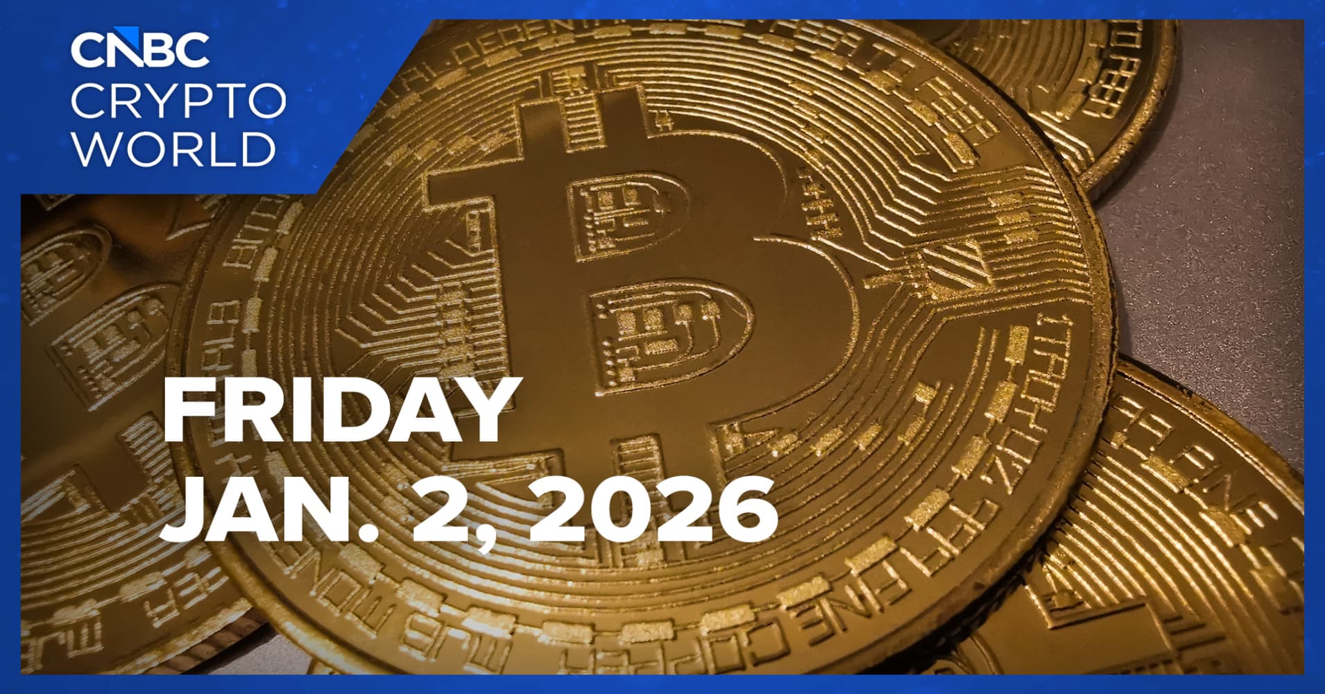 Bitcoin rises to $90,000 level on second day of 2026: CNBC Crypto World |  Watch