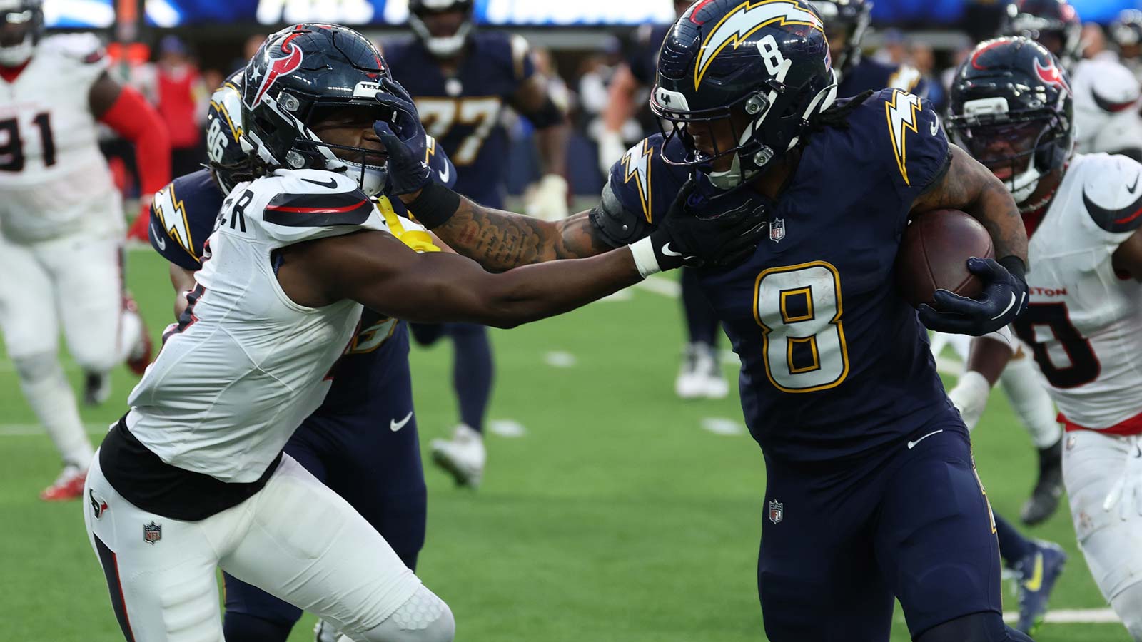 Chargers’ Omarion Hampton officially out for Week 18 vs. Broncos