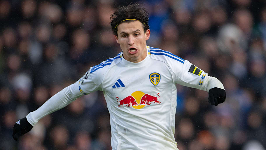Brenden Aaronson has become a consistent contributor for Leeds. | Visionhaus/Getty Images