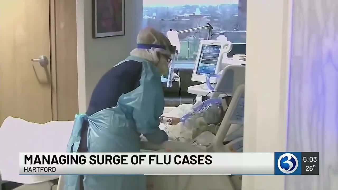 Connecticut hospitals add beds as flu cases surge, CDC warns of very ...