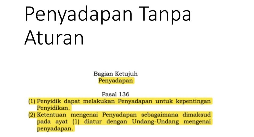 Pasal Penyadapan KUHAP Baru Disorot, Dianggap Berbahaya
