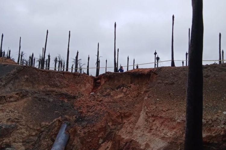 Rumah dan Kebun Sawit Terbakar Akibat Ledakan Pipa Gas PT TGI di Indragiri Hilir