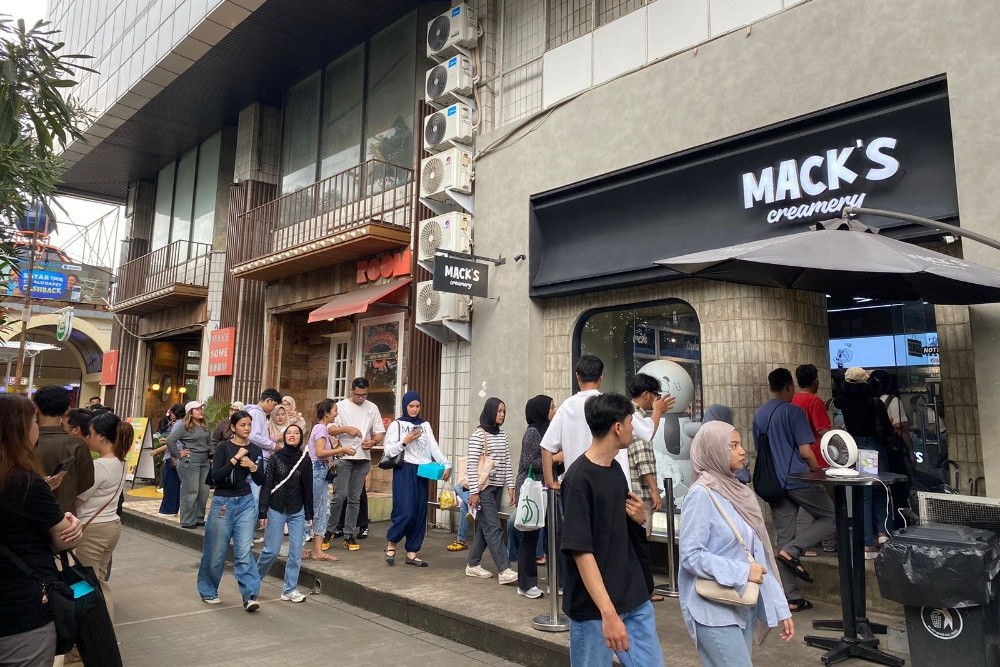 Kepadatan Blok M Saat Libur Tahun Baru 2026