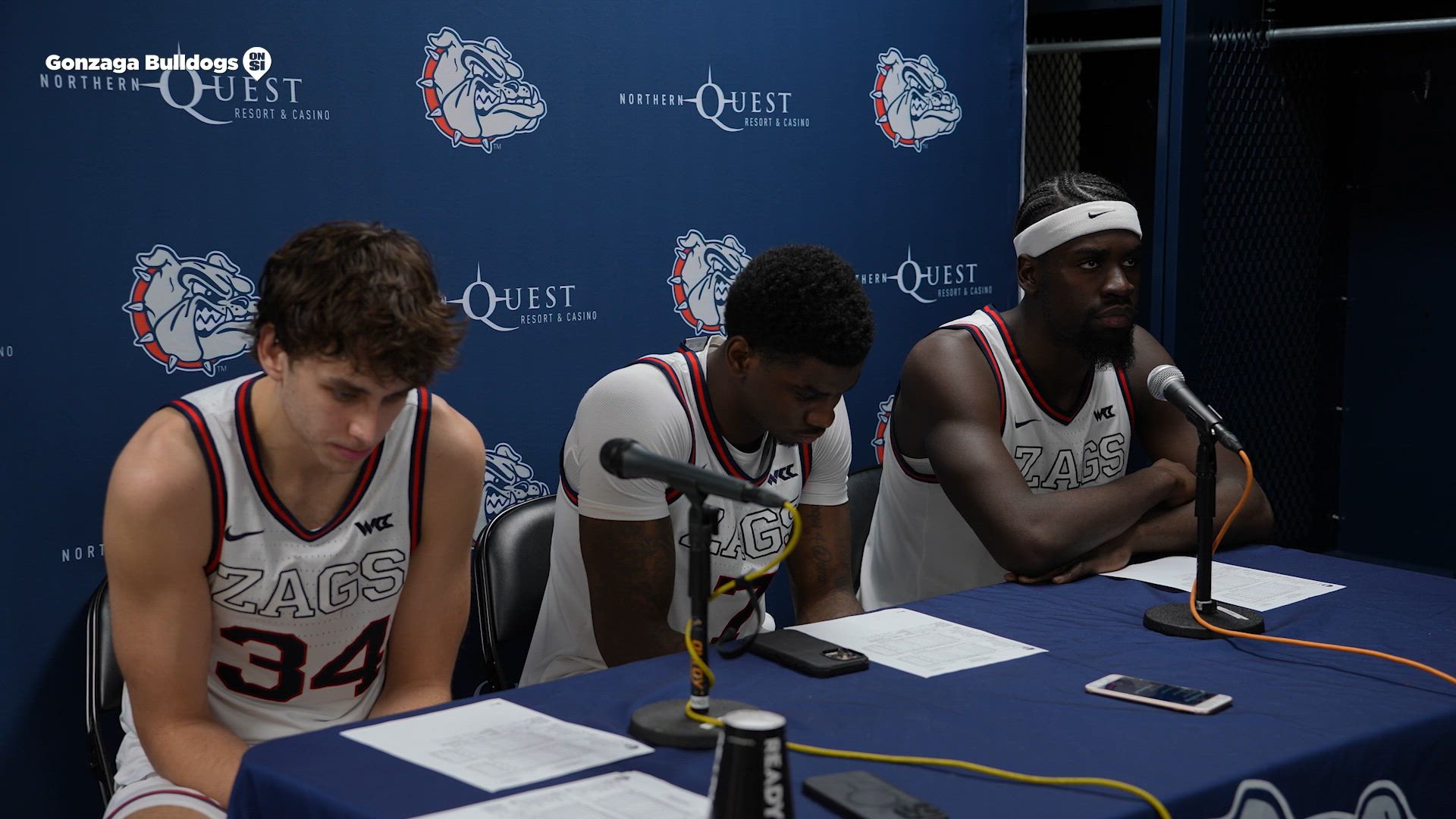 Gonzaga players on the adjustments they made after the 1st half struggles