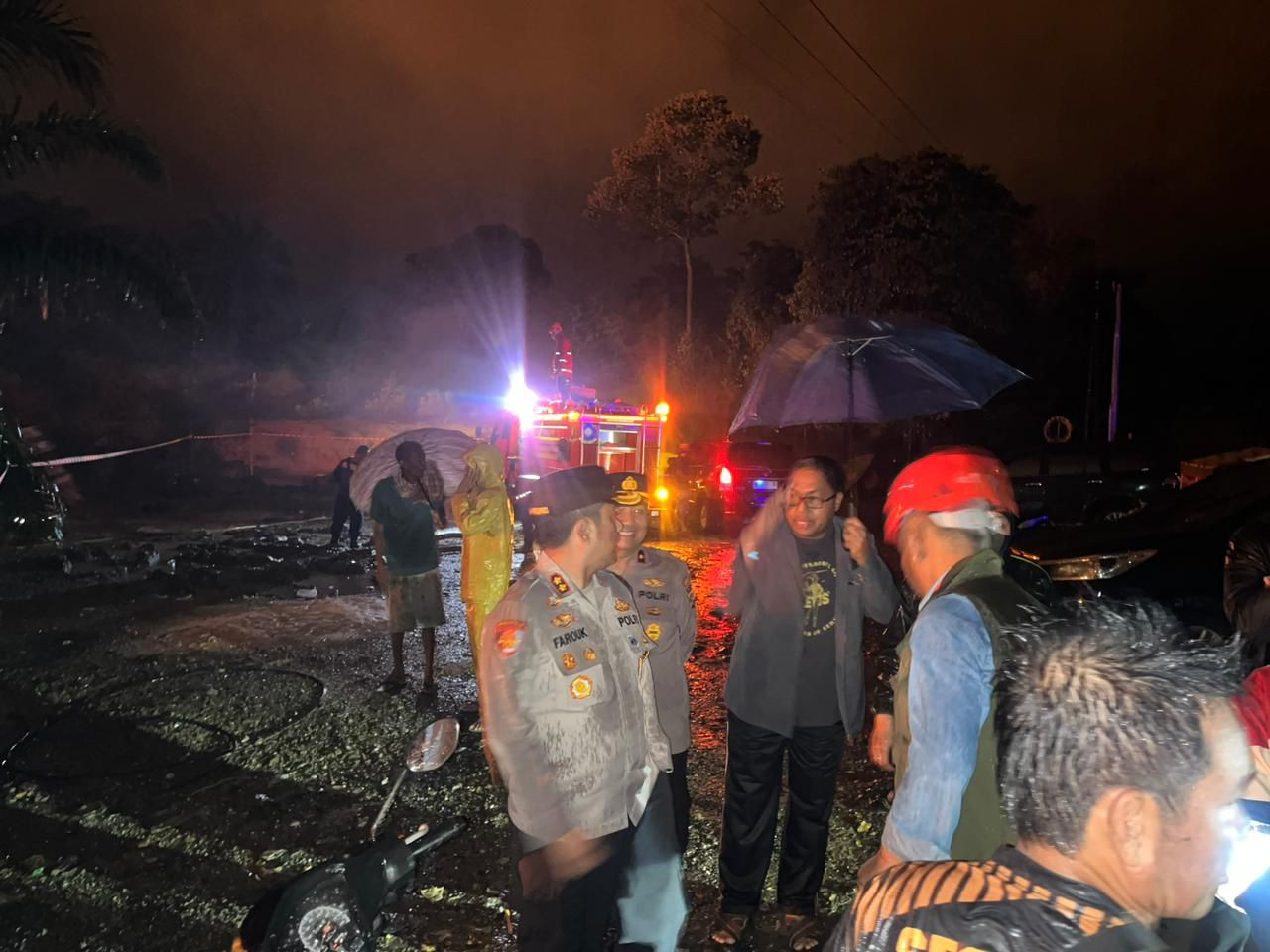 Kebakaran Pipa Gas TGI Padam Setelah 14 Jam