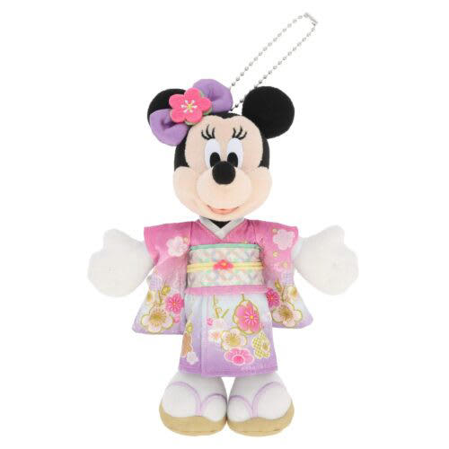 和装ミッキー＆ミニーのぬいぐるみバッジ 東京ディズニーリゾート