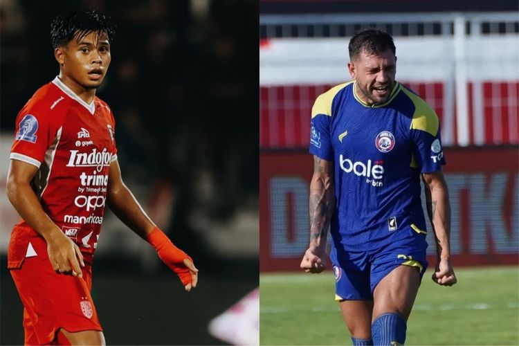 Bali United vs Arema FC: Duel Sengit Pemain Kanan, Rahmat Arjuna dan Ian Puleio Berebut 3 Poin