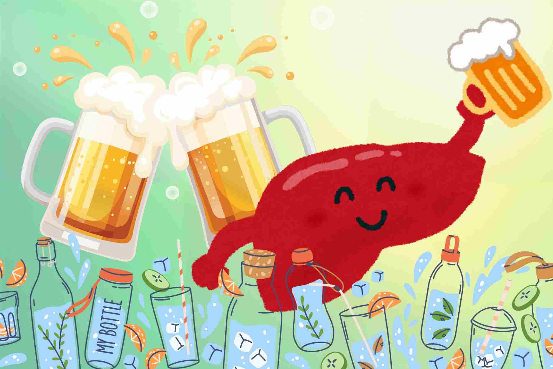 Đồ uống giúp giải độc gan cho người uống nhiều rượu bia dịp lễ, Tết