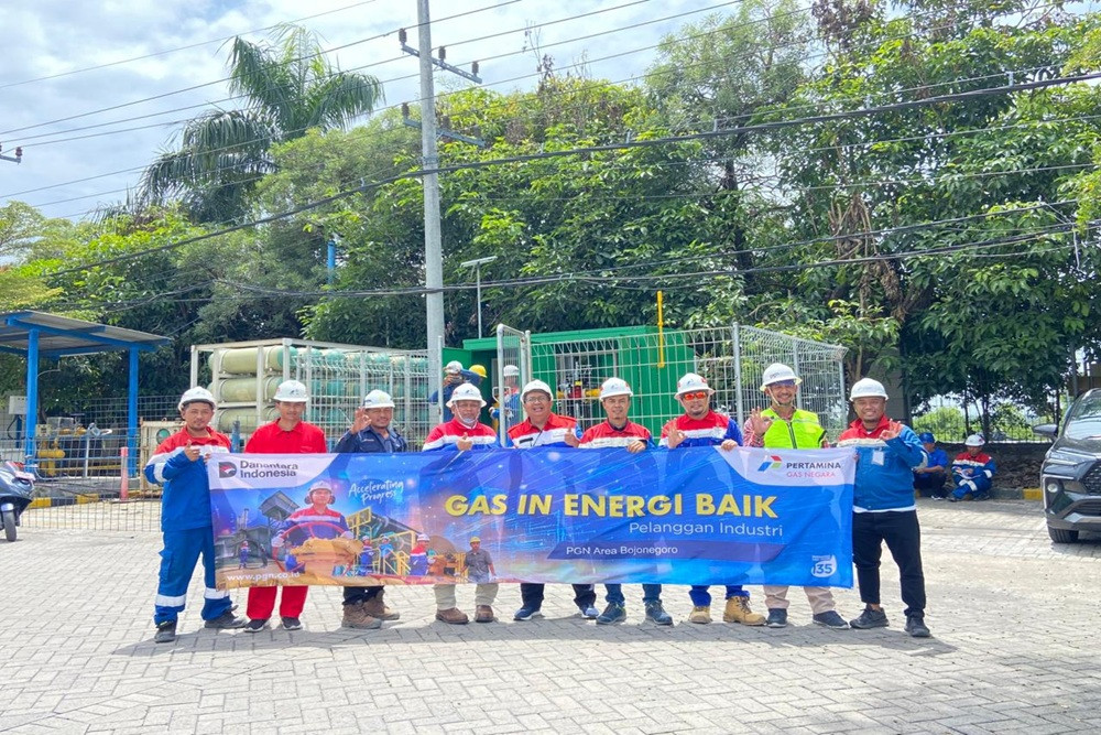 Dukung Efisiensi Industri, PGN Pasok Gas Gumi ke BMI Lamongan