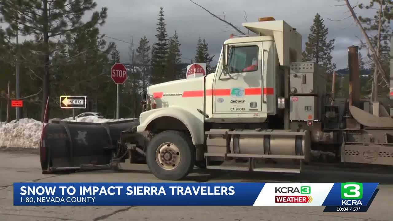 Northern California live weather impact updates: Sierra chain controls ...