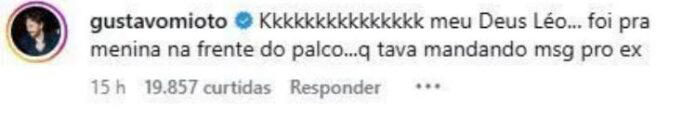 Post do Gustavo Mioto (Reprodução: Instagram)