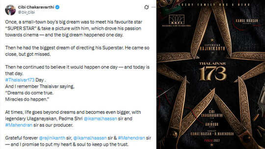 Dreams Do Come True: Cibi Chakaravarthi On Directing Rajinikanth In Thalaivar 173