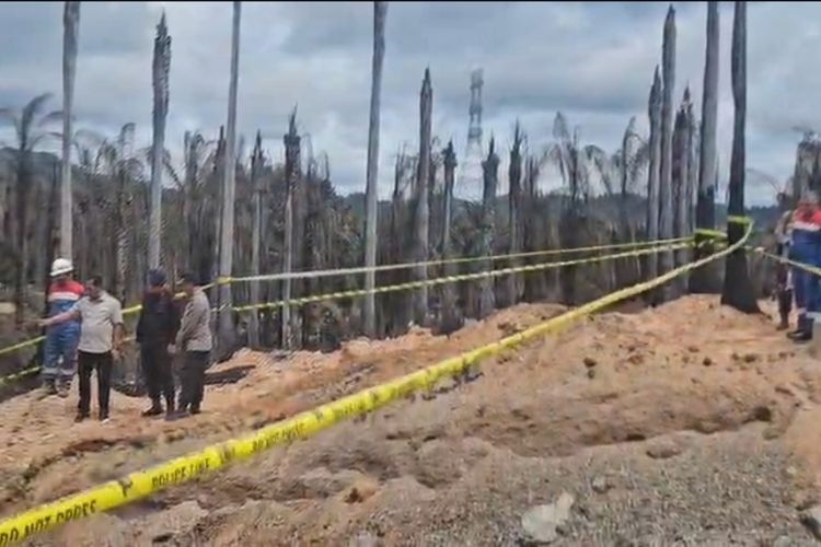 Tim Labfor Selidiki Penyebab Kebocoran Pipa Gas TGI di Indragiri Hilir yang Terbakar 14 Jam