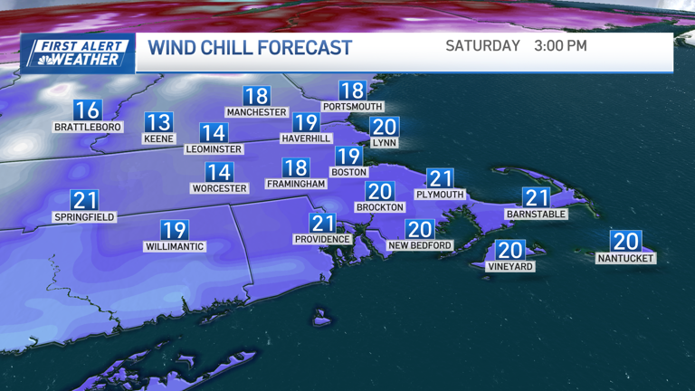 Bitter cold this weekend with a chance for light snow on Sunday
