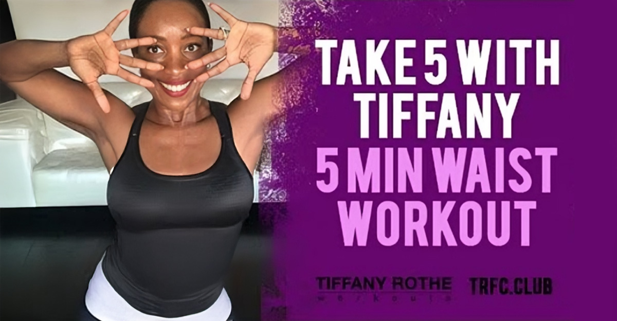 Tiffany Rothe's 5 min waist training workout