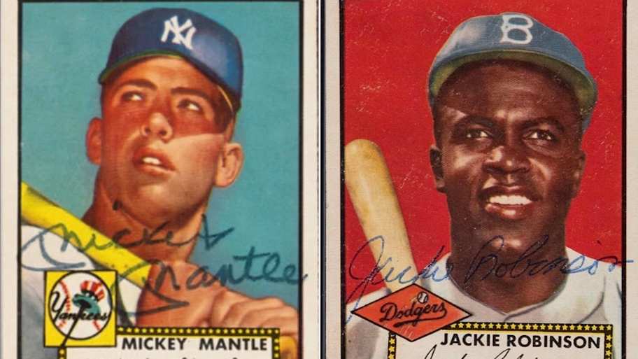The seven most valuable signed 1952 Topps cards