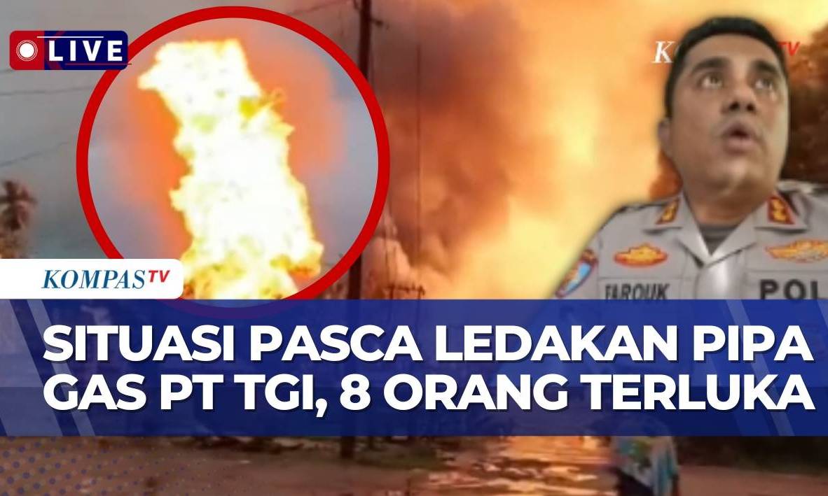 Kapolres Indragiri Hilir Tanggapi Kecelakaan Pipa Gas PT TGI di Riau, 8 Orang Luka